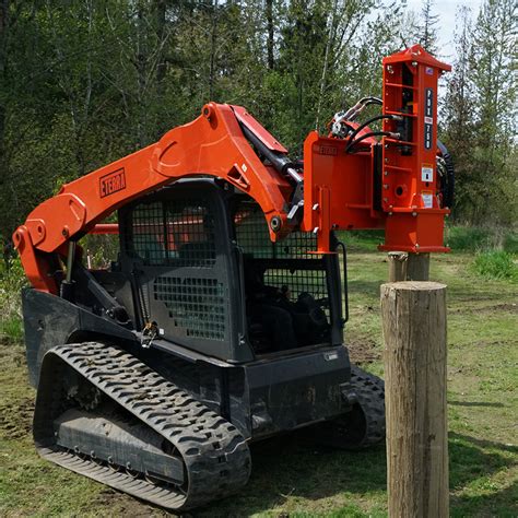 post pounder for skid steer